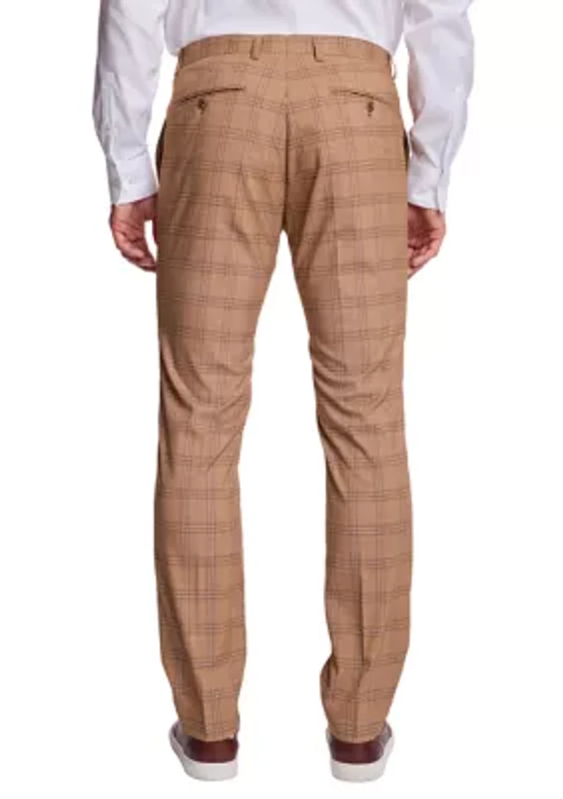 Men's Plaid Suit Pants