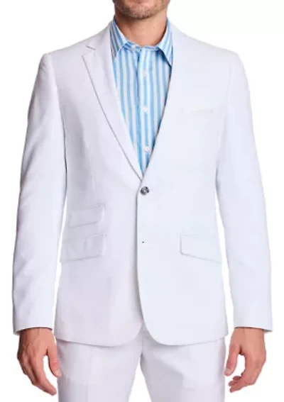 Men's Sharkskin Suit Jacket