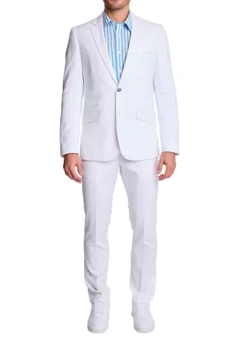 Men's Sharkskin Suit Jacket
