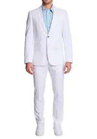 Men's Sharkskin Suit Jacket