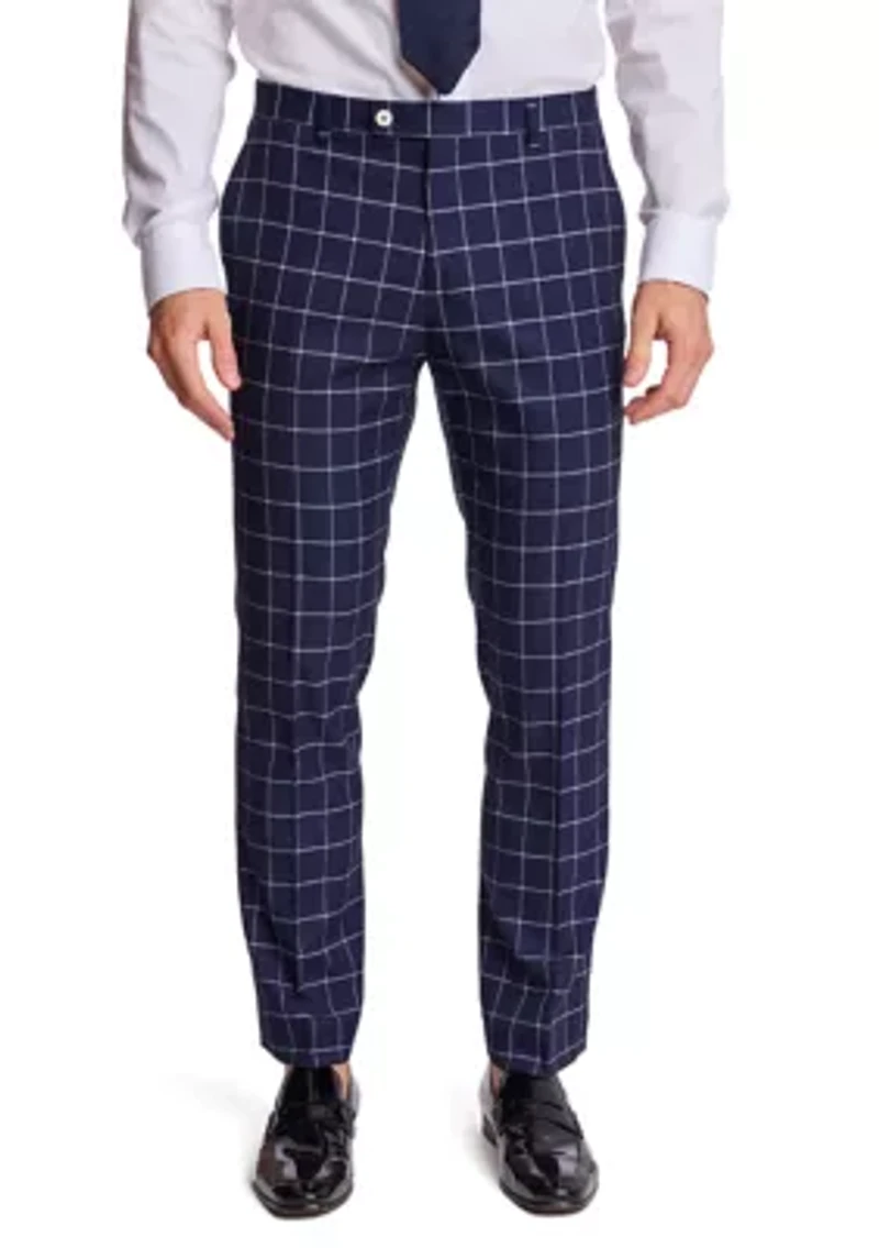 Men's Window Pane Suit