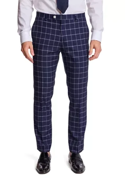 Men's Window Pane Suit