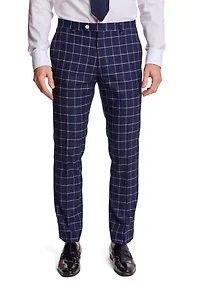Men's Window Pane Suit