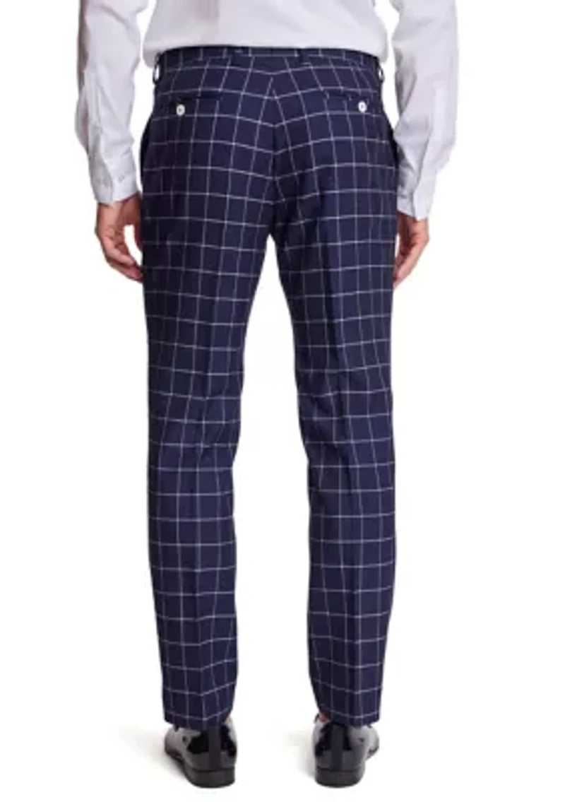 Men's Window Pane Suit
