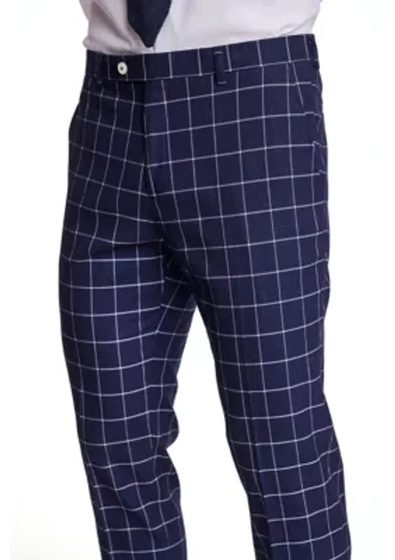 Men's Window Pane Suit
