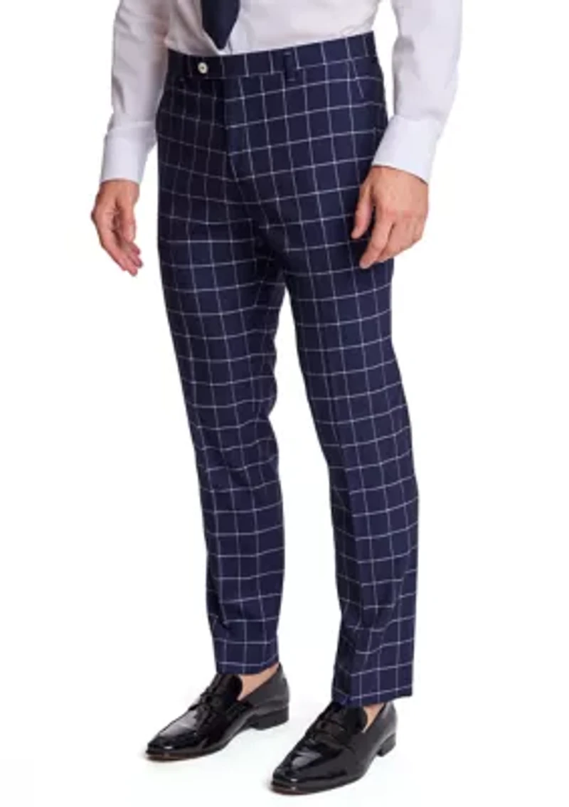 Men's Window Pane Suit
