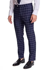 Men's Window Pane Suit