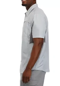 Performance Micro Ripstop Short Sleeve Woven Shirt