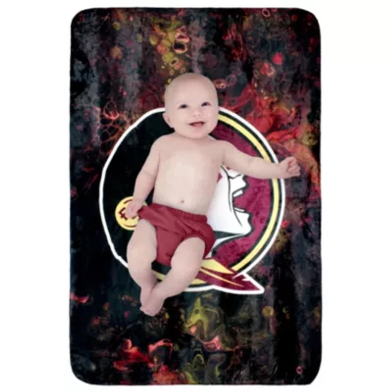 NCAA Florida State Seminoles Sublimated Soft Throw Blanket