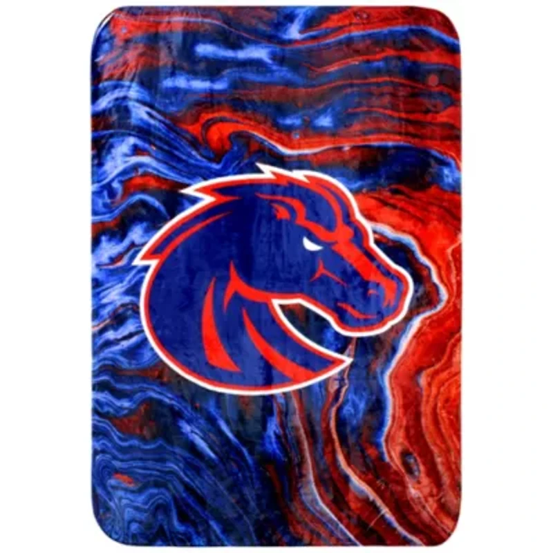 NCAA Boise State Broncos Sublimated Soft Throw Blanket