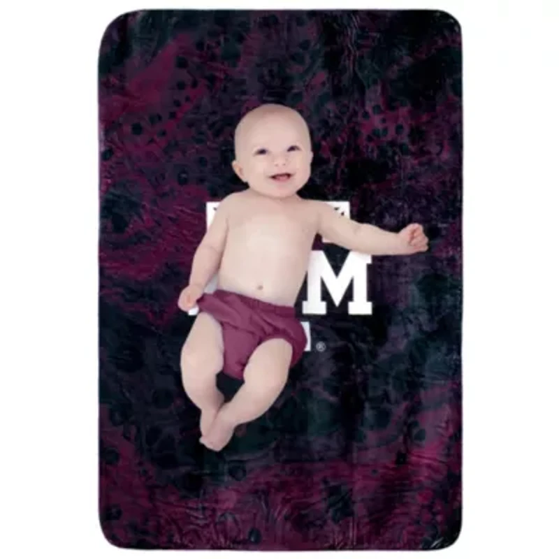 NCAA Texas A&M Aggies Sublimated Soft Throw Blanket