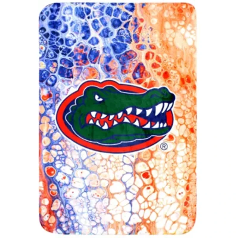 NCAA Florida Gators Sublimated Soft Throw Blanket