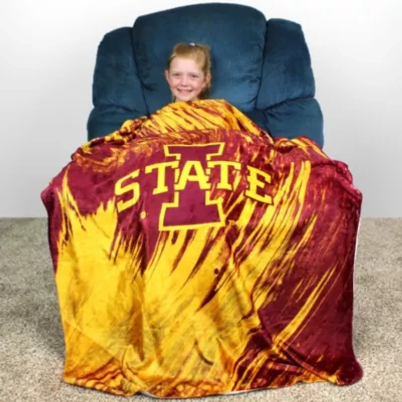NCAA Iowa State Cyclones Sublimated Soft Throw Blanket