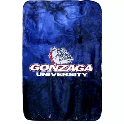 Gonzaga University Bulldogs NCAA Sublimated Soft Throw Blanket