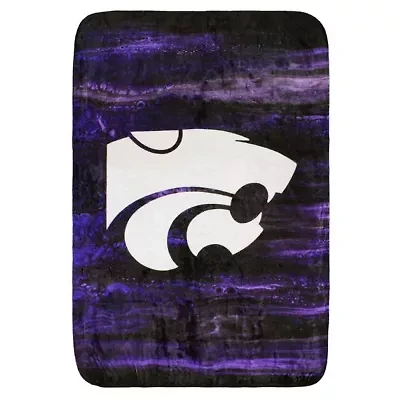 NCAA Kansas State Wildcats Sublimated Soft Throw Blanket