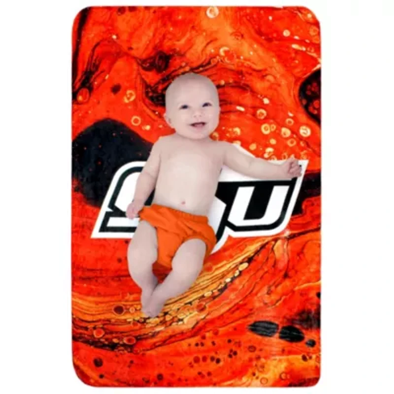 NCAA Oklahoma State Cowboys Sublimated Soft Throw Blanket