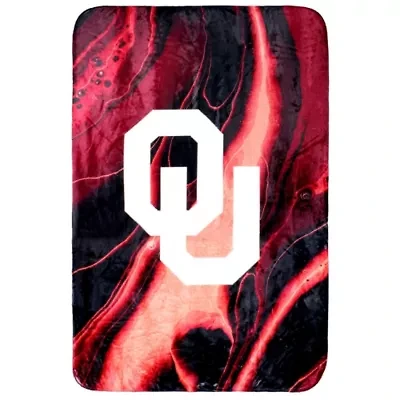 NCAA Oklahoma Sooners Sublimated Soft Throw Blanket