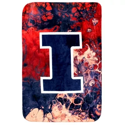 NCAA Illinois Fighting Illini Sublimated Soft Throw Blanket