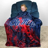 NCAA Ole Miss Rebels Sublimated Soft Throw Blanket