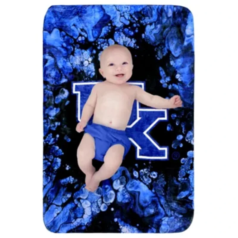 NCAA Kentucky Wildcats Sublimated Soft Throw Blanket