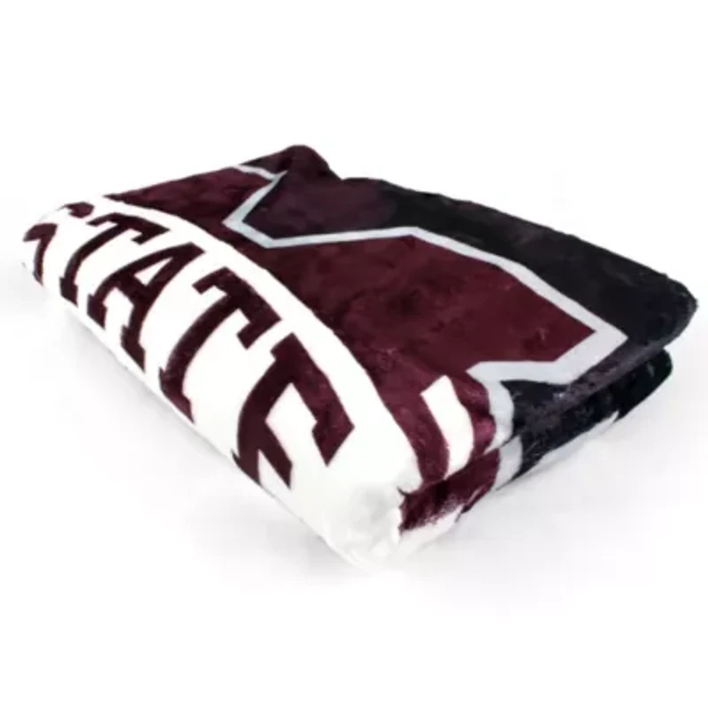 NCAA Mississippi State Bulldogs Sublimated Soft Throw Blanket