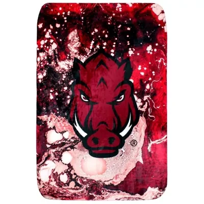 NCAA Arkansas Razorbacks Sublimated Soft Throw Blanket