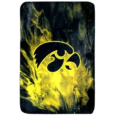 NCAA Iowa Hawkeyes Sublimated Soft Throw Blanket
