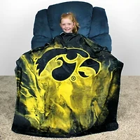 NCAA Iowa Hawkeyes Sublimated Soft Throw Blanket