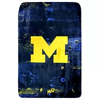 NCAA Michigan Wolverines Sublimated Soft Throw Blanket