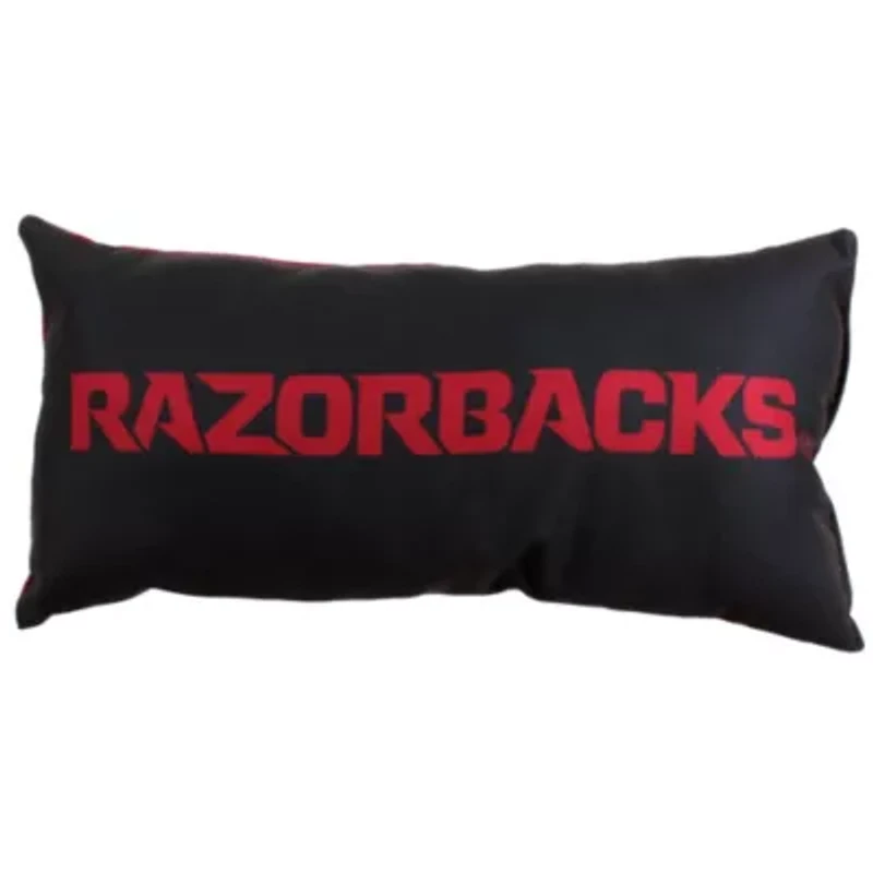 NCAA Arkansas Razorbacks 2 Sided Bolster Travel Pillow