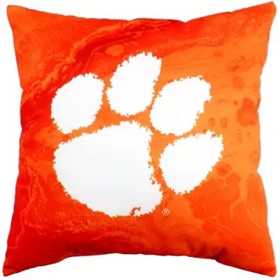 NCAA Clemson Tigers 2 Sided Color Swept Decorative Pillow