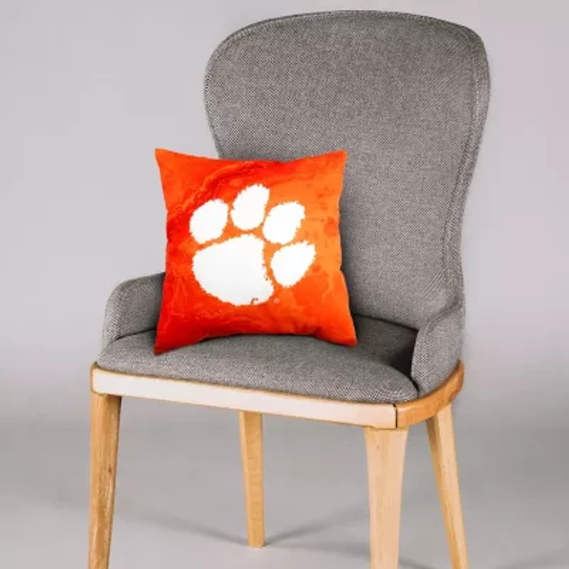 NCAA Clemson Tigers 2 Sided Color Swept Decorative Pillow
