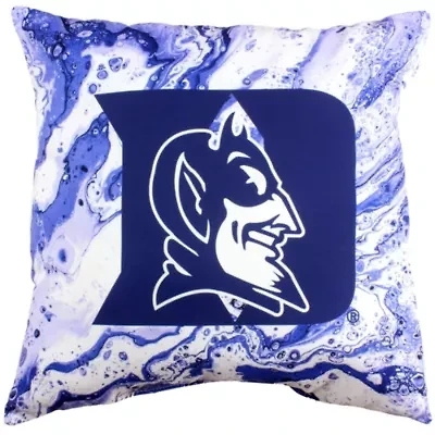 NCAA Duke Blue Devils 2 Sided Color Swept Decorative Pillow