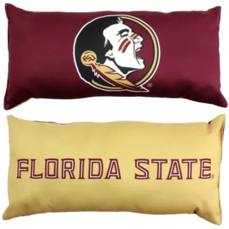 NCAA Florida State Seminoles 2 Sided Bolster Travel Pillow