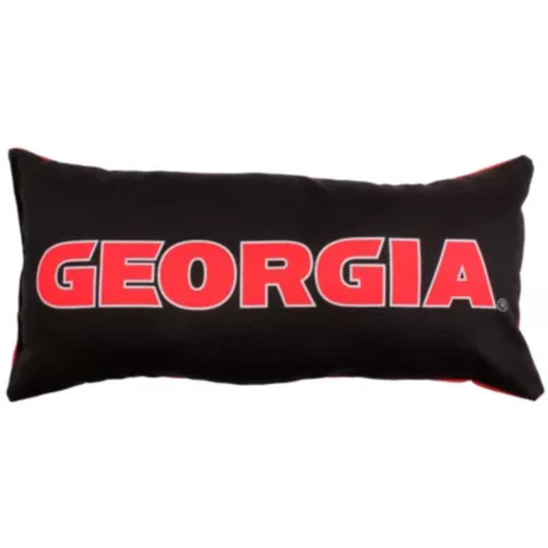NCAA Georgia Bulldogs 2 Sided Bolster Travel Pillow