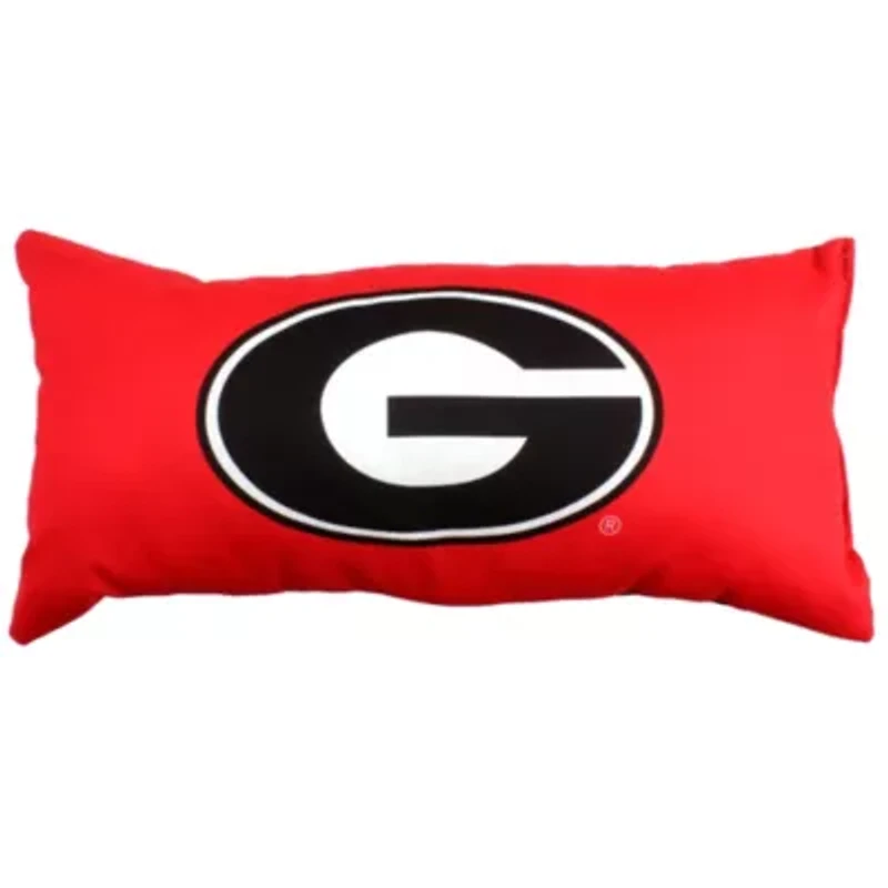 NCAA Georgia Bulldogs 2 Sided Bolster Travel Pillow