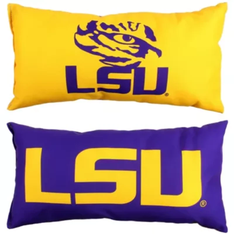 NCAA LSU Tigers 2 Sided Bolster Travel Pillow
