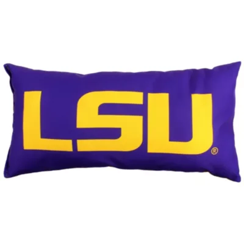 NCAA LSU Tigers 2 Sided Bolster Travel Pillow