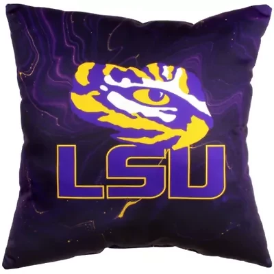 NCAA LSU Tigers 2 Sided Color Swept Decorative Pillow