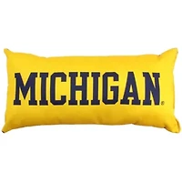 NCAA Michigan Wolverines 2 Sided Bolster Travel Pillow