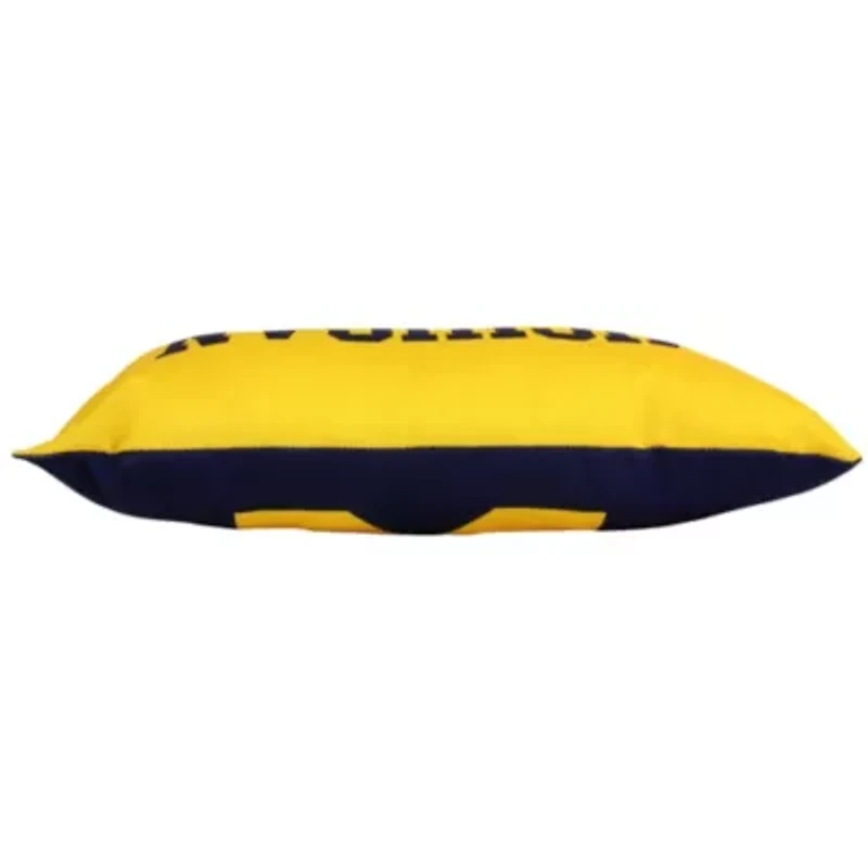 NCAA Michigan Wolverines 2 Sided Bolster Travel Pillow