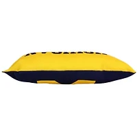 NCAA Michigan Wolverines 2 Sided Bolster Travel Pillow