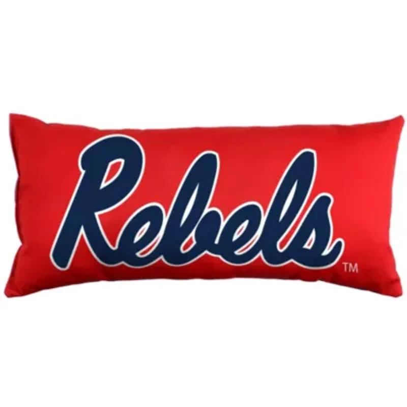 NCAA Ole Miss Rebels 2 Sided Bolster Travel Pillow