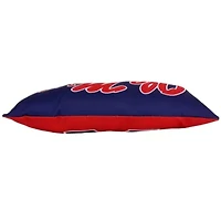 NCAA Ole Miss Rebels 2 Sided Bolster Travel Pillow