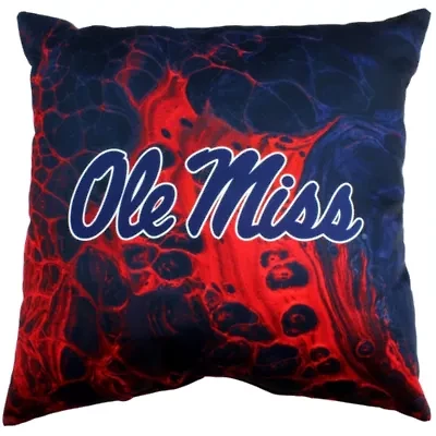 NCAA Ole Miss Rebels 2 Sided Color Swept Decorative Pillow