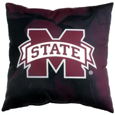 NCAA Mississippi State Bulldogs 2 Sided Color Swept Decorative Pillow