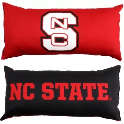 NCAA NC State Wolfpack 2 Sided Bolster Travel Pillow