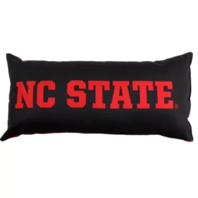 NCAA NC State Wolfpack 2 Sided Bolster Travel Pillow