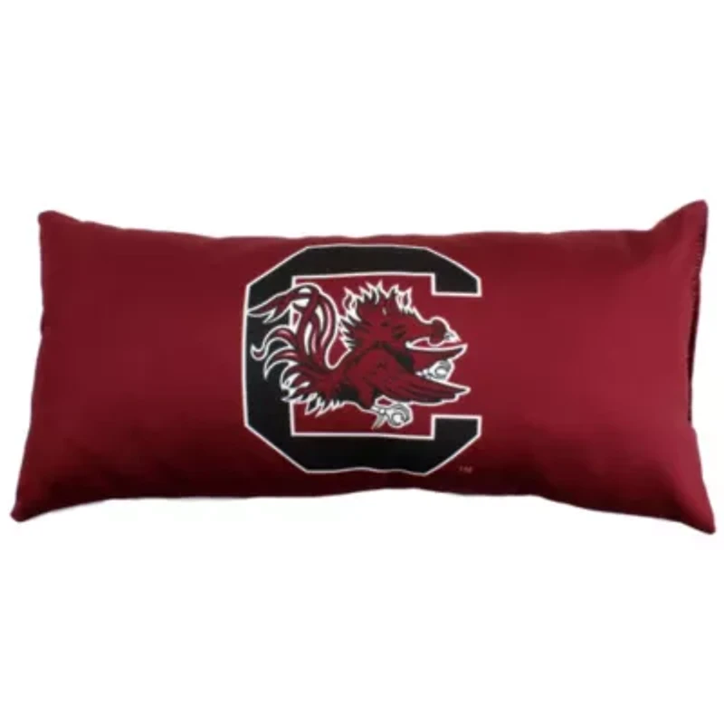 NCAA South Carolina Gamecocks 2 Sided Bolster Travel Pillow