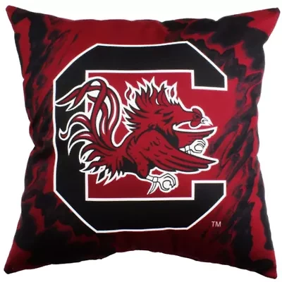 NCAA South Carolina Gamecocks 2 Sided Color Swept Decorative Pillow